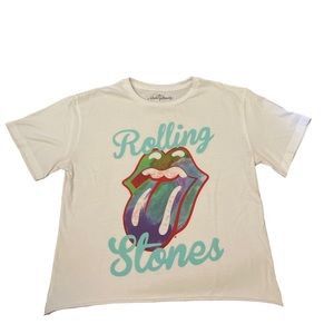 The Rolling Stones Crop Band Tee